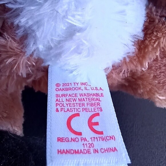 2 Ty Ramsey Unicorn Lion Beanie Boos Ty Silk 2021 Pair Twins - Picture 8 of 8